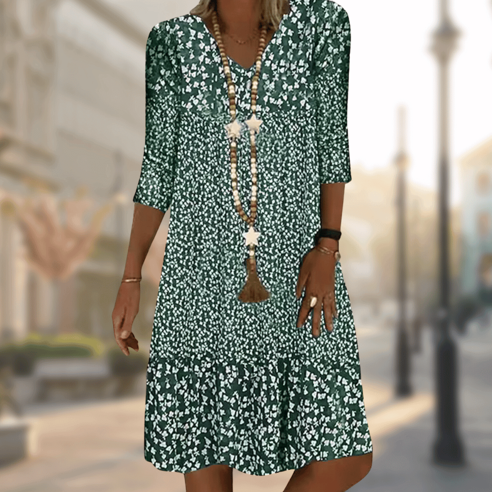 Nina | Elegant Dress with Print