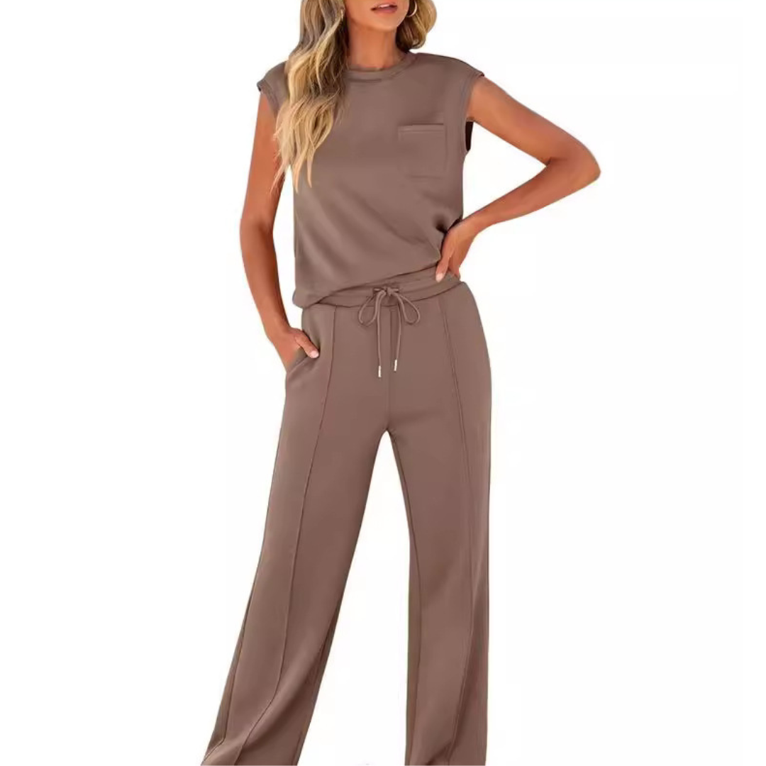 Foria™ | Sleeveless Drawstring Lounge Set