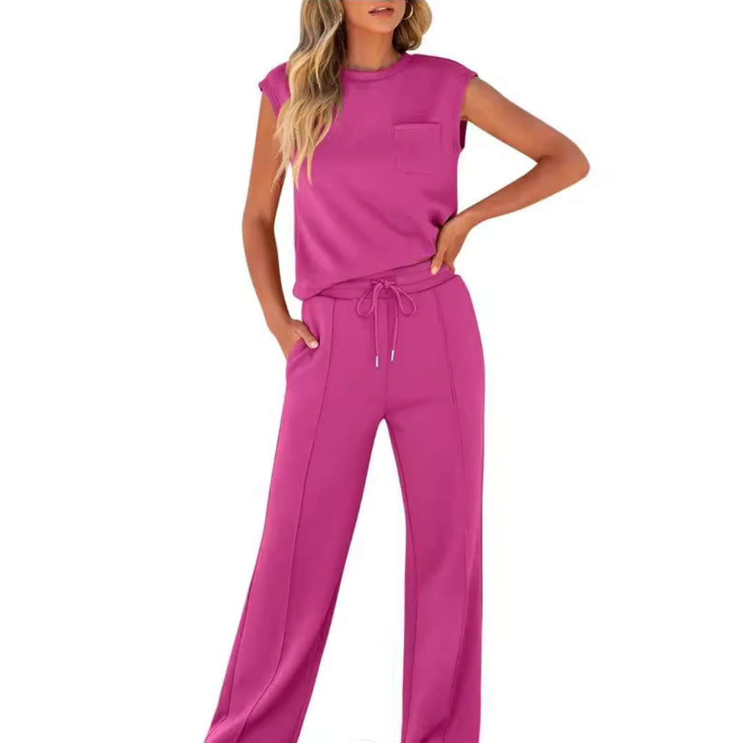 Foria™ | Sleeveless Drawstring Lounge Set