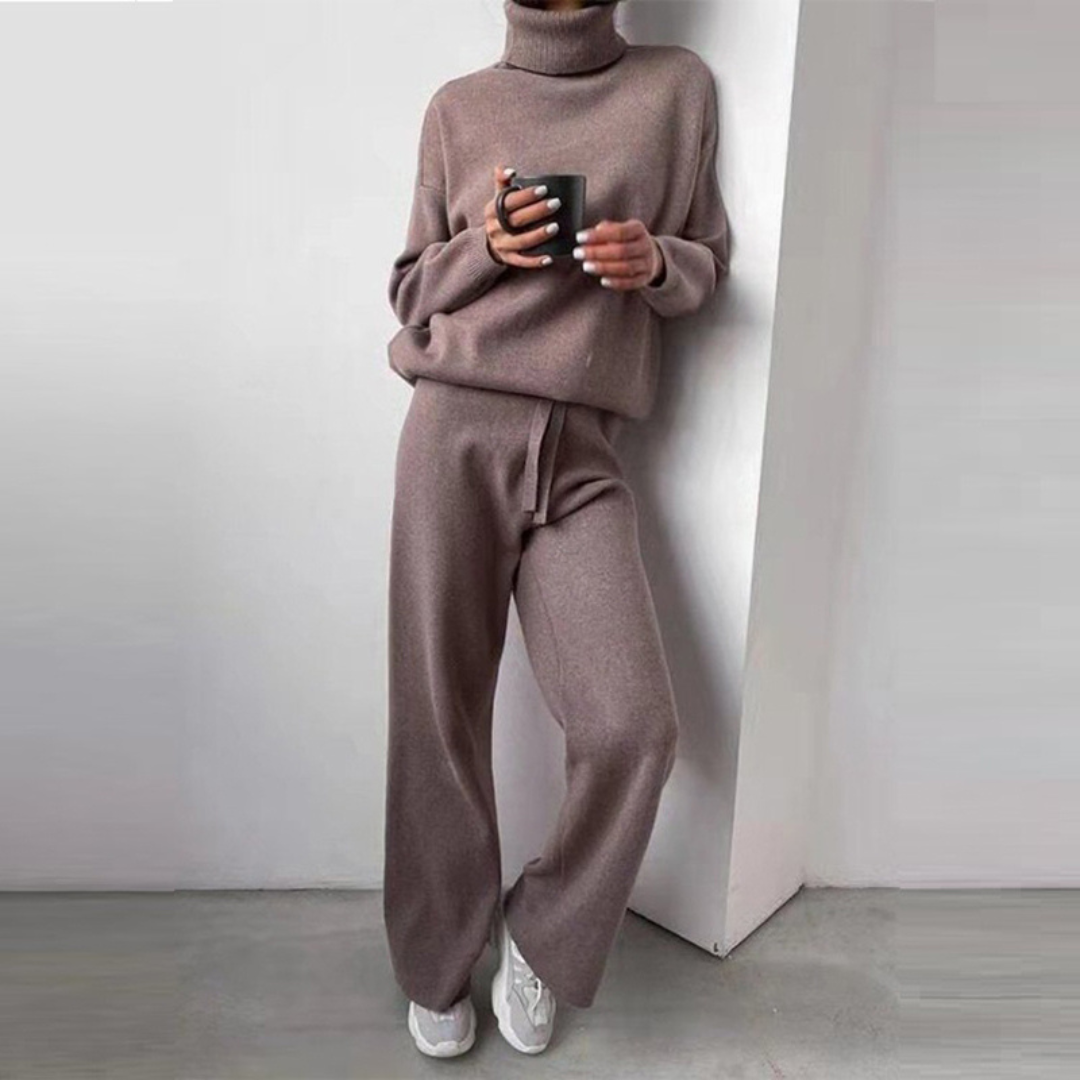 Karina | Elegant Turtleneck & Pants Set