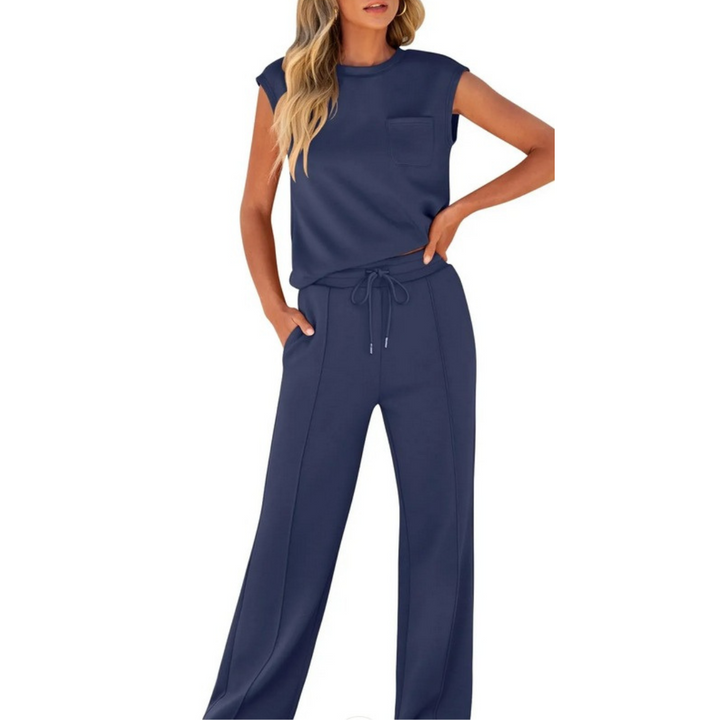 Foria™ | Sleeveless Drawstring Lounge Set