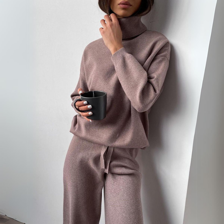 Karina | Elegant Turtleneck & Pants Set