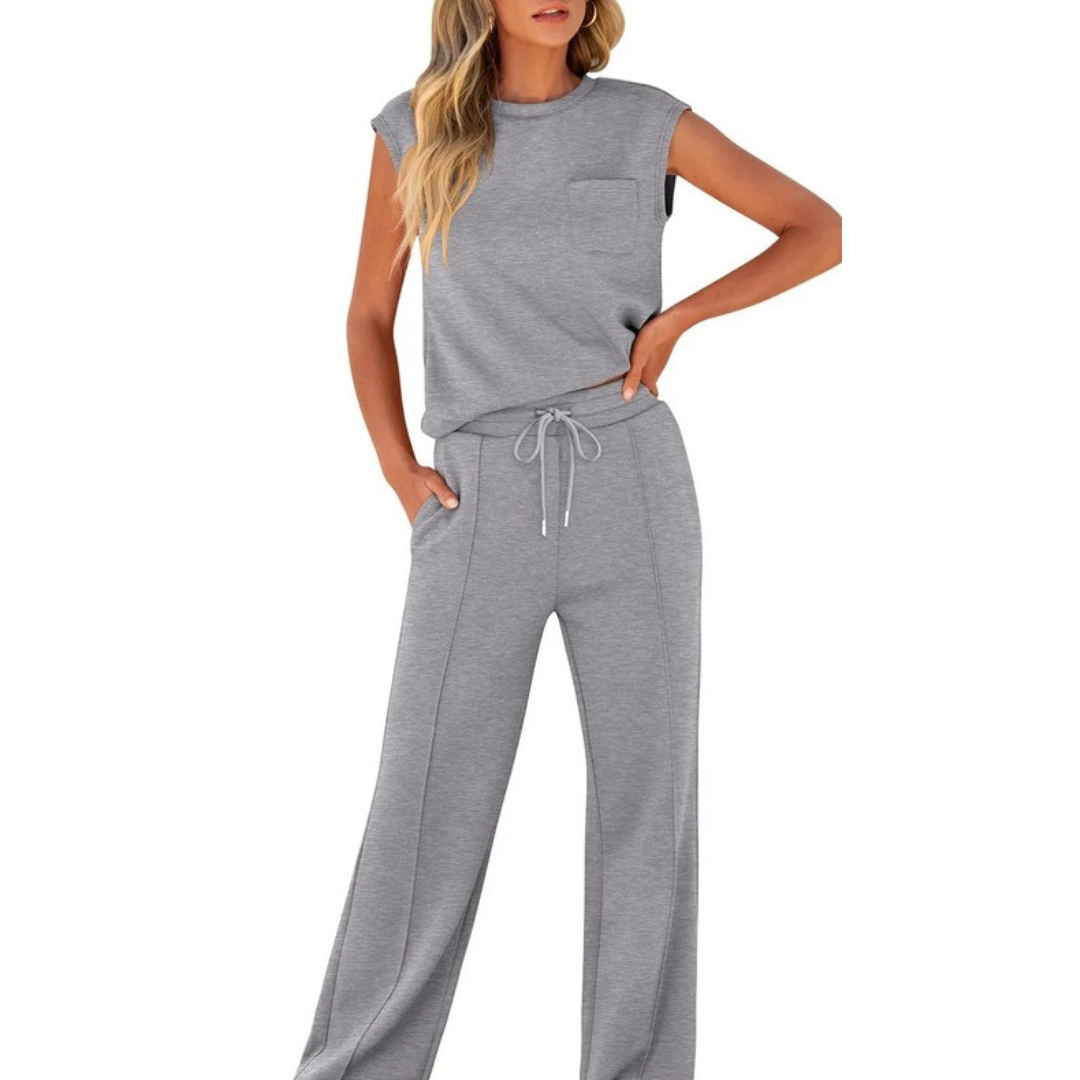 Foria™ | Sleeveless Drawstring Lounge Set