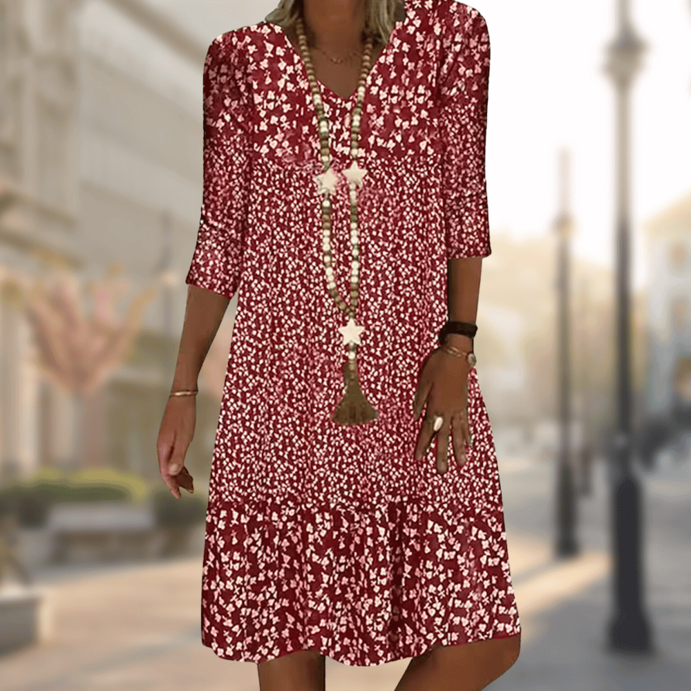 Nina | Elegant Dress with Print