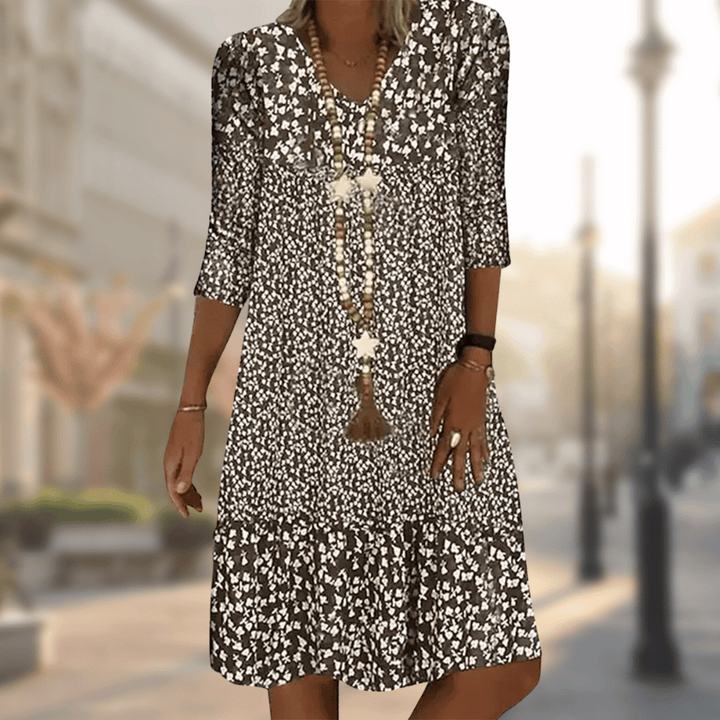 Nina | Elegant Dress with Print