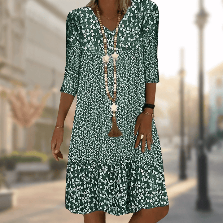 Nina | Elegant Dress with Print