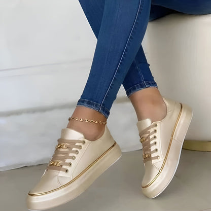 Aveline | Orthopedic Chain-Accent Sneakers